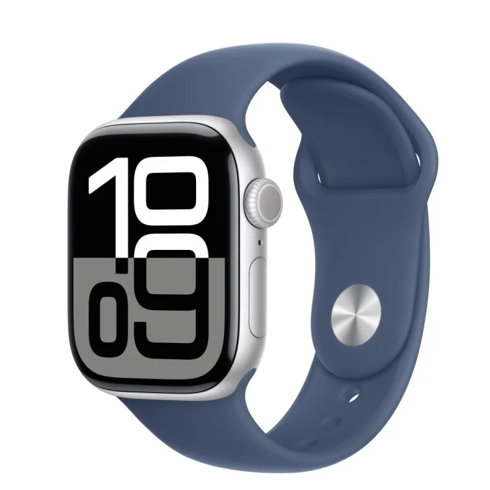 Apple Watch S10 42mm Silver-Denim Band M/L