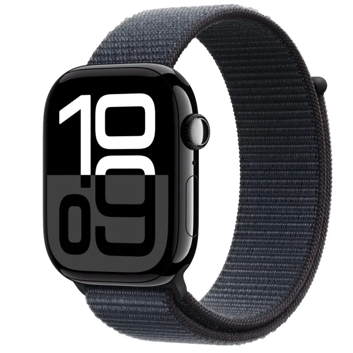 Apple Watch S10 46mm Jet Black-Ink Sport Loop
