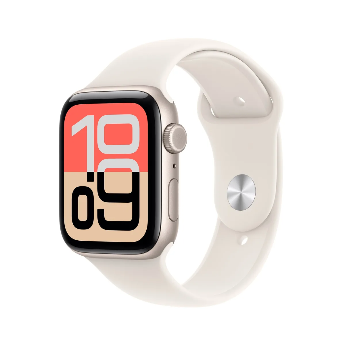 Apple Watch SE 3 GPS + Cellular 40mm Starlight Aluminium Case with Starlight Sport Band - M/L