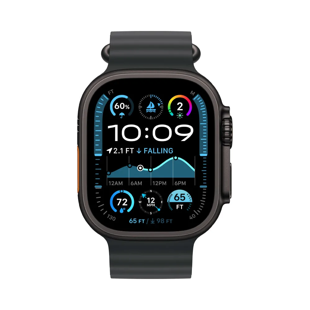 Apple Watch Ultra 2 Black Titanium Ocean Band