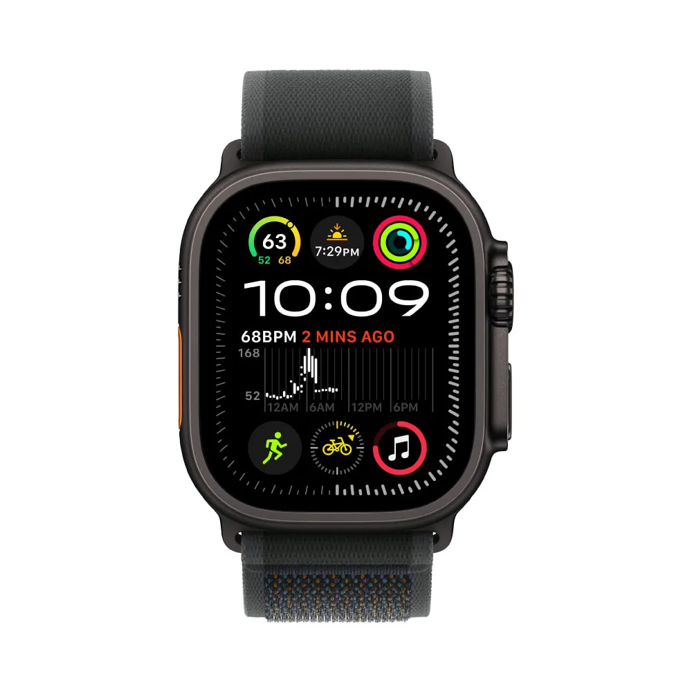 Apple Watch Ultra 2 Black Titanium Trail Loop