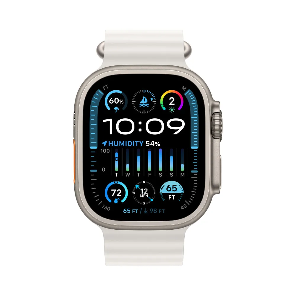 Apple Watch Ultra 2 White Ocean Band