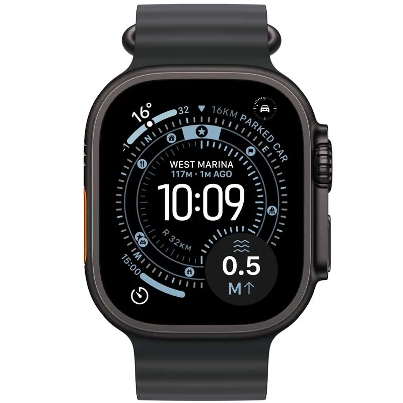 Apple Watch Ultra 3?Blk. Titan-Black Ocean Band