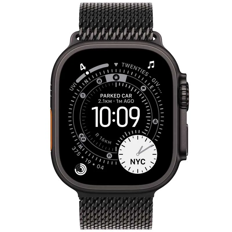 Apple Watch Ultra 3?Blk. Titan-Milanese Loop M