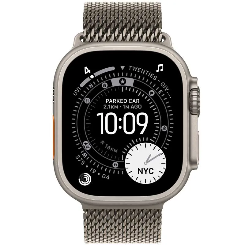 Apple Watch Ultra 3 Nat. Titan-Milanese Loop S
