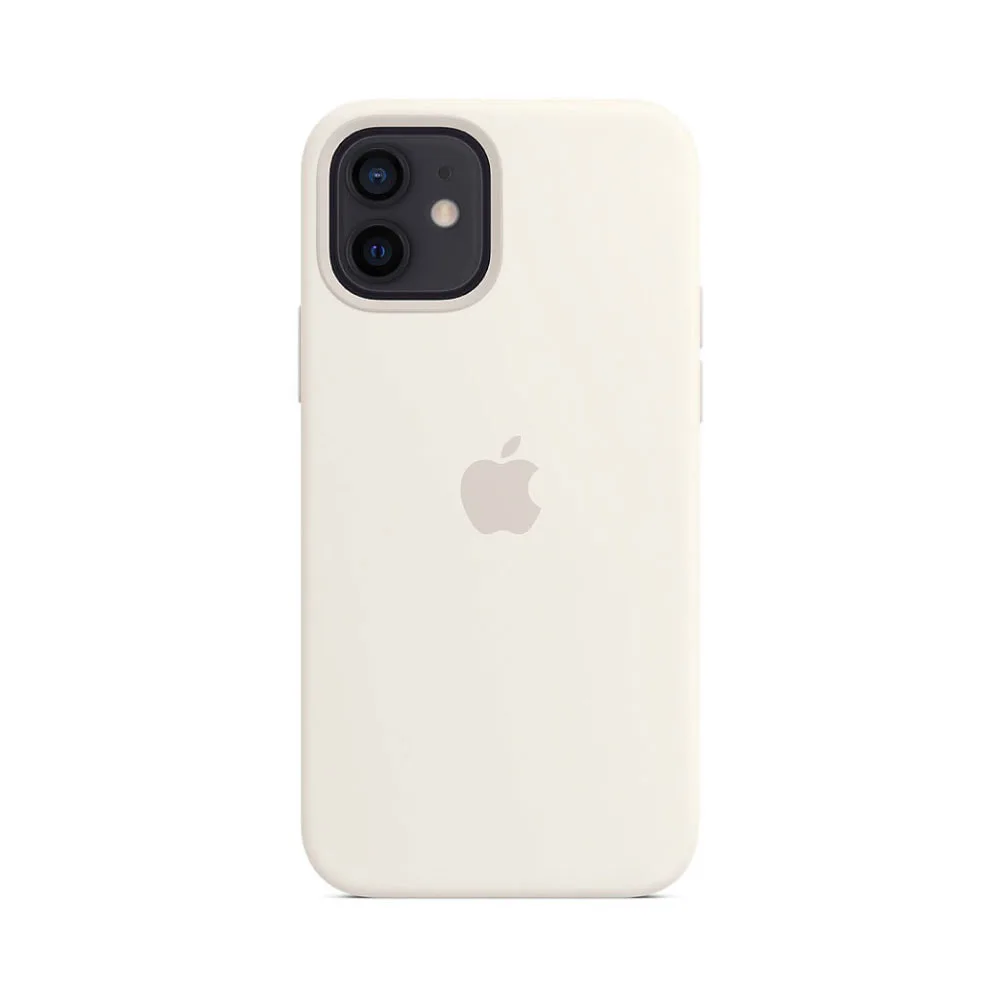 iPhone 12 | 12 Pro Silicone Case with MagSafe White