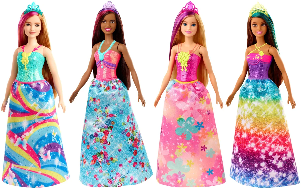 Asortimenti i kukullave të Princeshës Barbie Dreamtopia