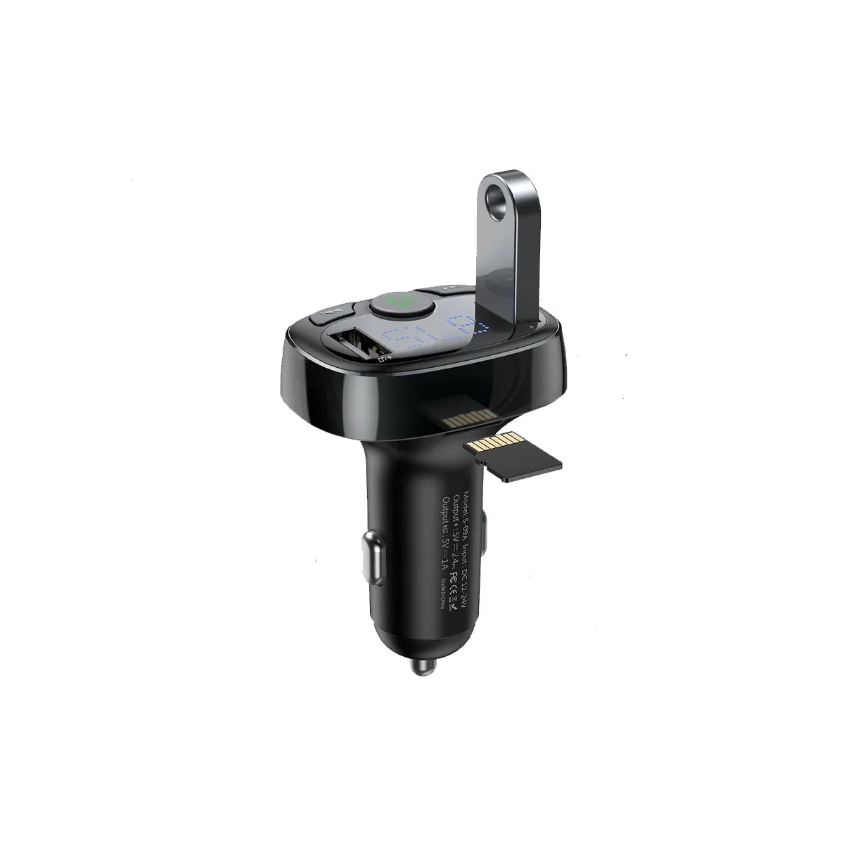 Baseus T Shaped S-09A CAR Bluetooth MP3 Player - R&R Computer Services