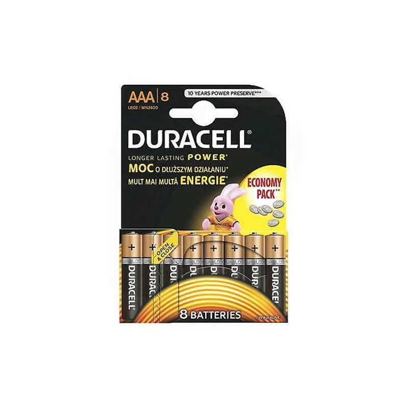 Bateri Duracell AAA*8 LR3 MN2