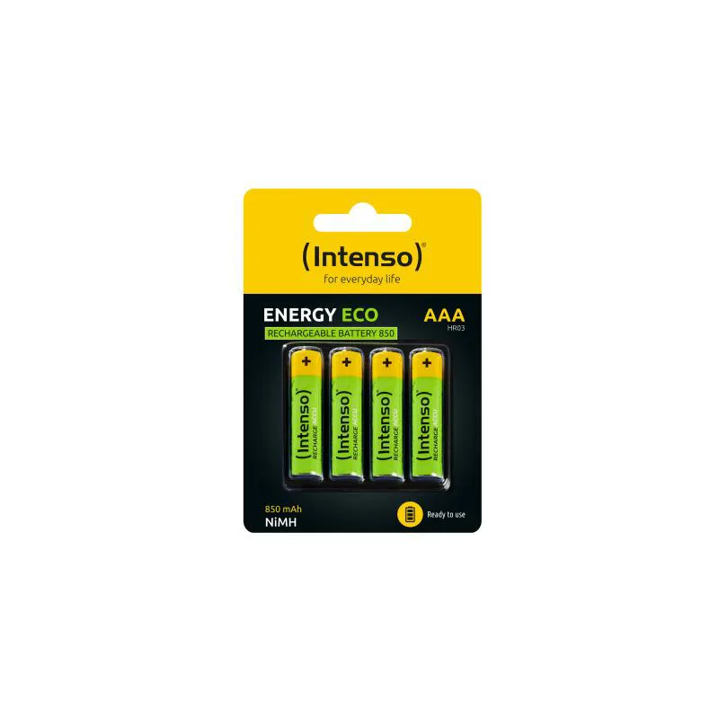 Bateri Intenso Recharg AAA HR03 850 mAH 4CP