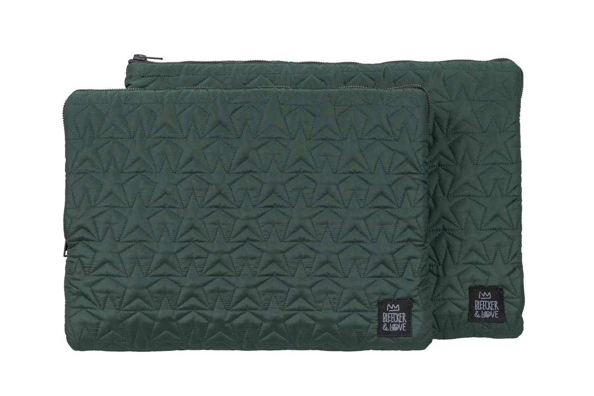 Bleecker & Love Star Laptop Case 16" - Racing Green