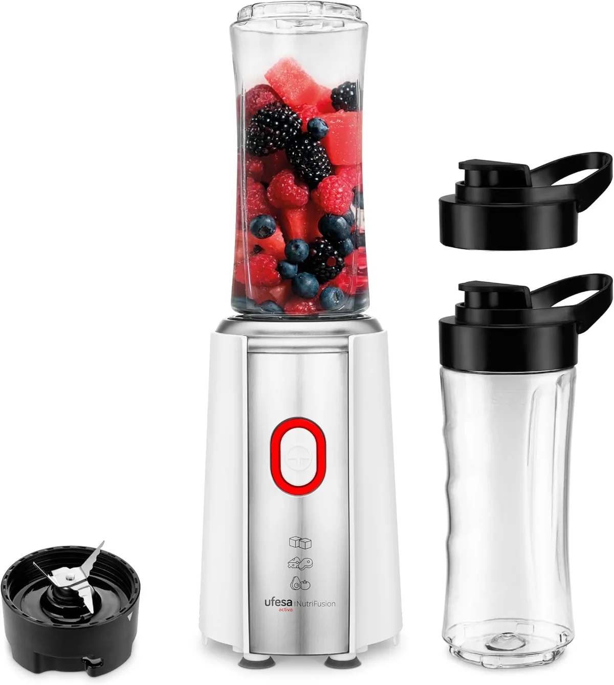 Blender Portativ Ufesa Nutrifusion 500W me 2 Shishe 500ml