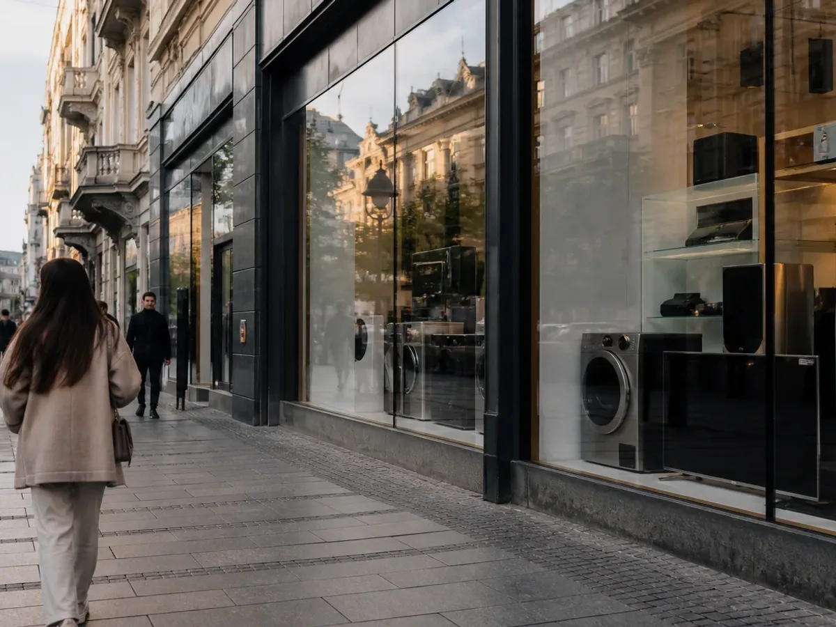 Shopping context for Tourism & Fishing — product and retail scene on the Balkans