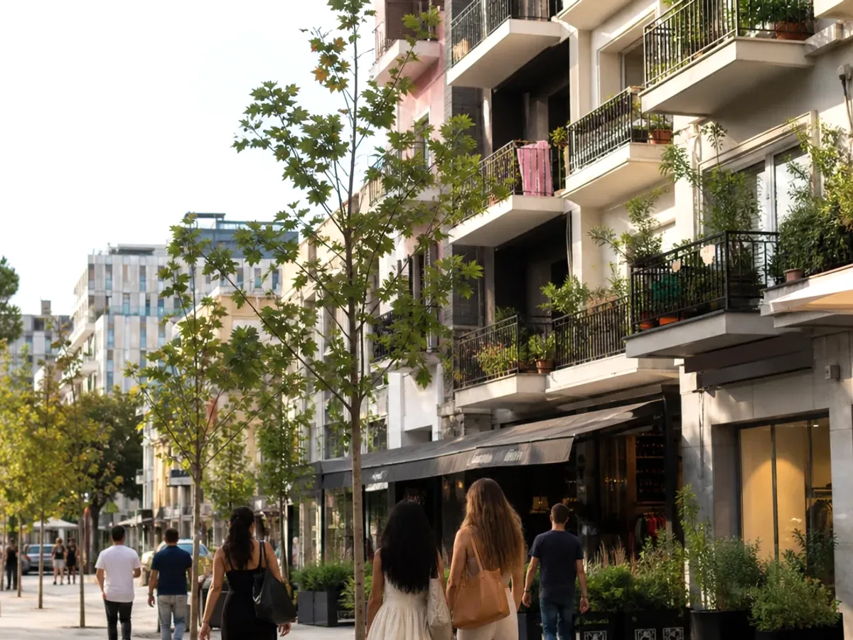 Shopping context for Spare Parts & Electrical — product and retail scene on the Balkans
