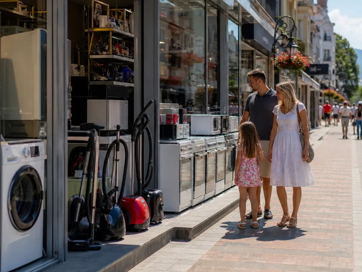 Shopping context for Monitors — product and retail scene on the Balkans