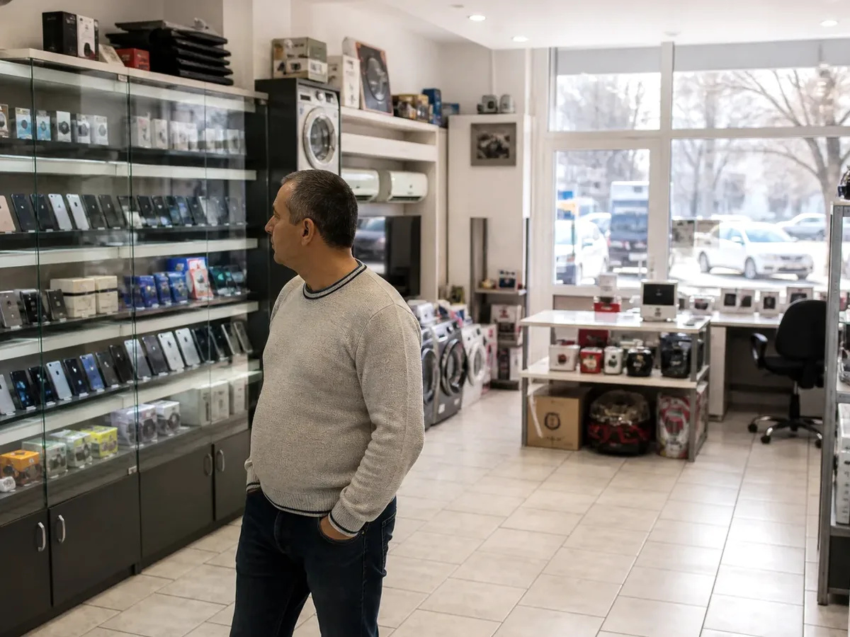 Shopping context for Shirts — product and retail scene on the Balkans