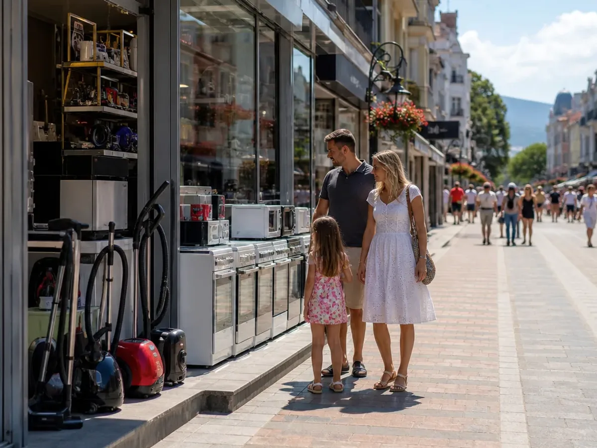 Shopping context for Skirts — product and retail scene on the Balkans