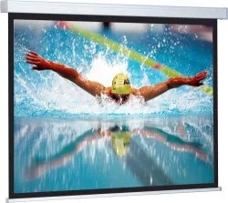 Projection screen. BM wall
