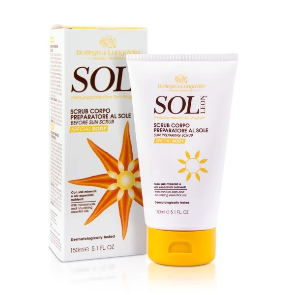 Bottega di LungaVita SOL LEON Scrub Trupi Para Diellit