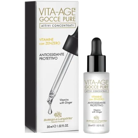 Bottega di LungaVita Vita-Age Gocce Xhenxhefil i pastër dhe vitamina