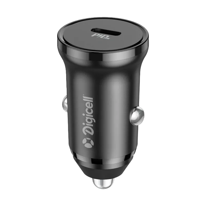 Brzi auto punjač Digicell Di-BZ18B PD25W 25W QC3.0 USB C Crni
