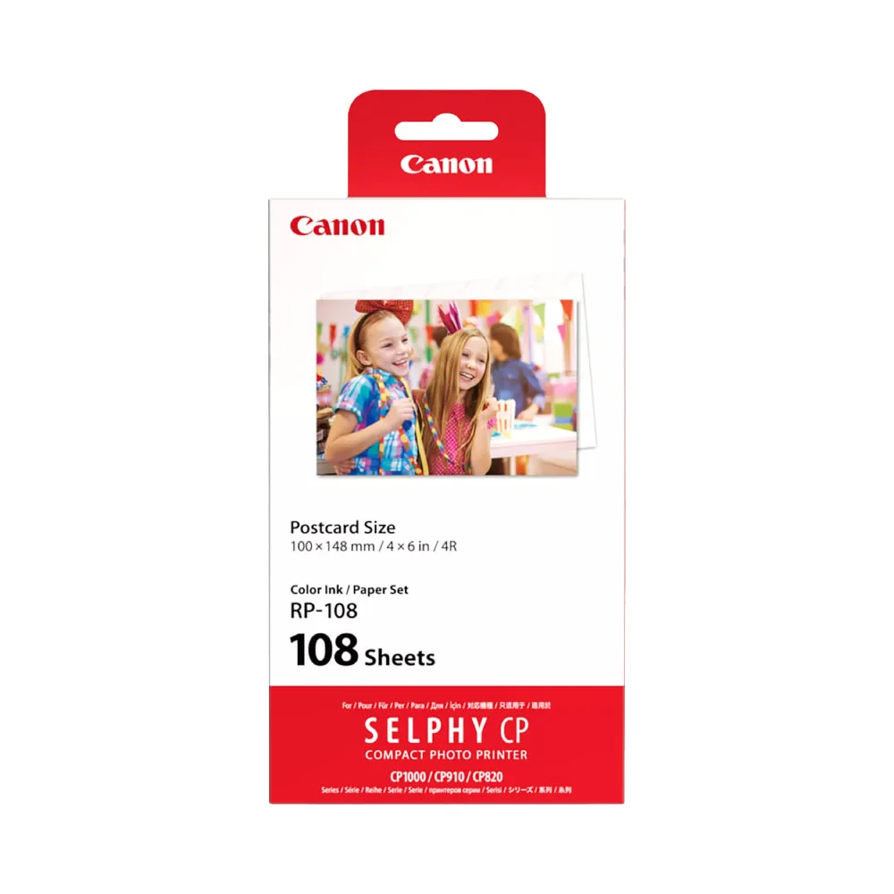 Canon RP-108 Colour Ink & Paper Set, 108 Sheets