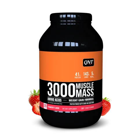 3000Muscle Mass 1.3kg Strawberry QNT