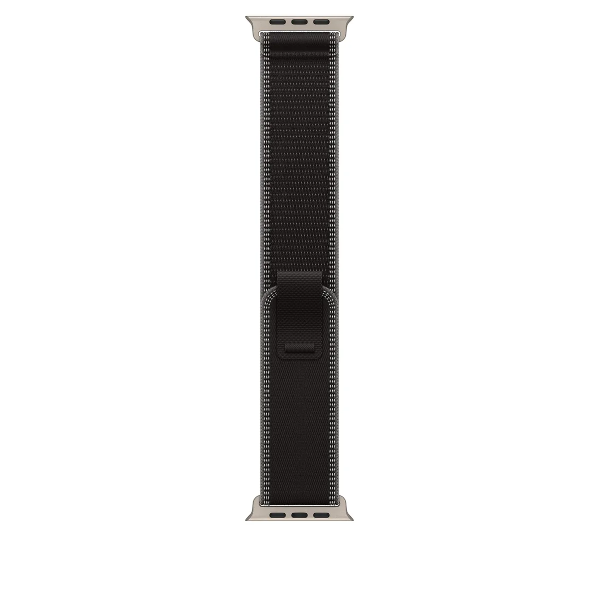49mm Black/Charcoal Trail Loop – M/L - Natural Titanium Finish