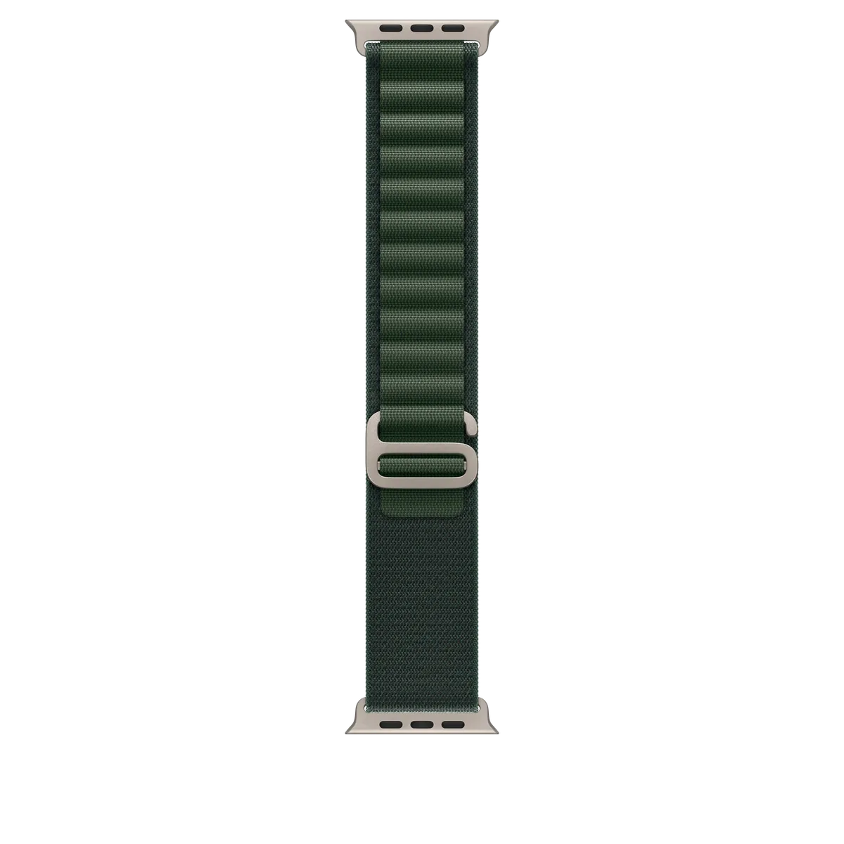 49mm Темно-зелений ремінець Alpine Loop - Medium - Натуральний титан