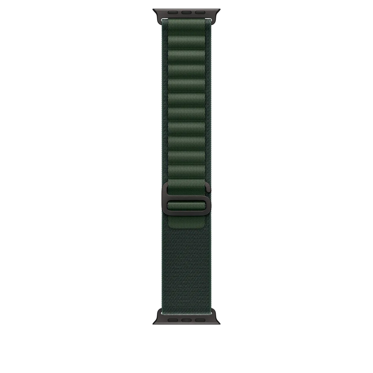 49mm Cinturino Alpine verde scuro - Small - Finitura titanio nero