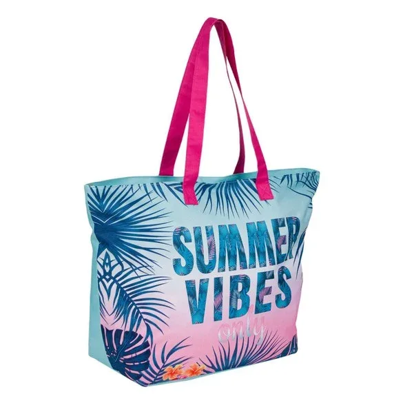 Çantë plazhi dhe tualeti Summer Vibes 58x22x39cm
