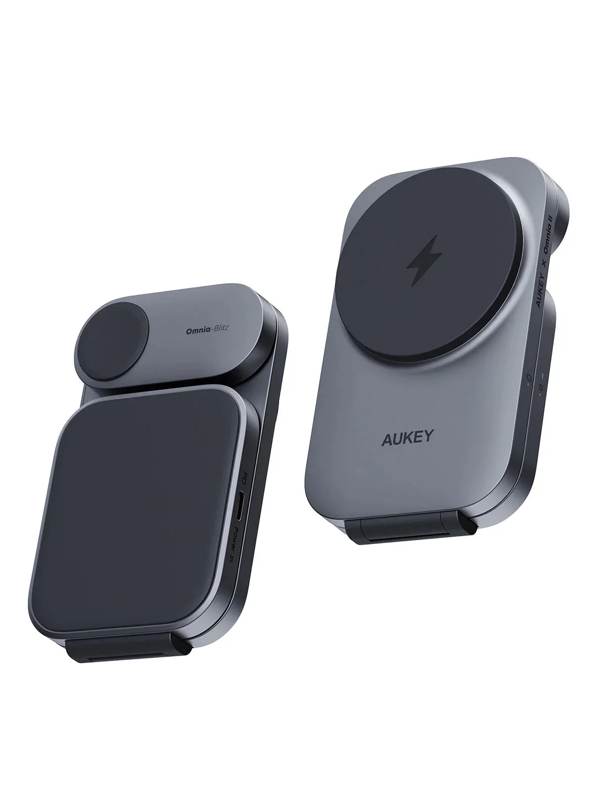 Зарядна станция от AUKEY MagFusion Z Qi2 3 в 1