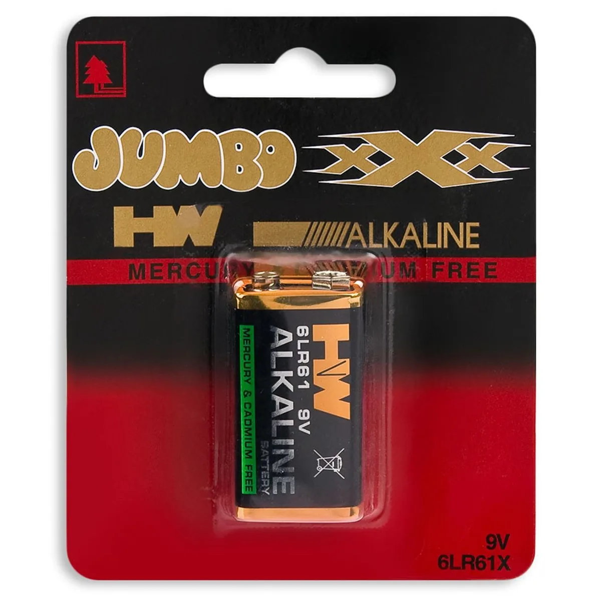 Bateri Jumbo Alkalin 9V 1 Cope
