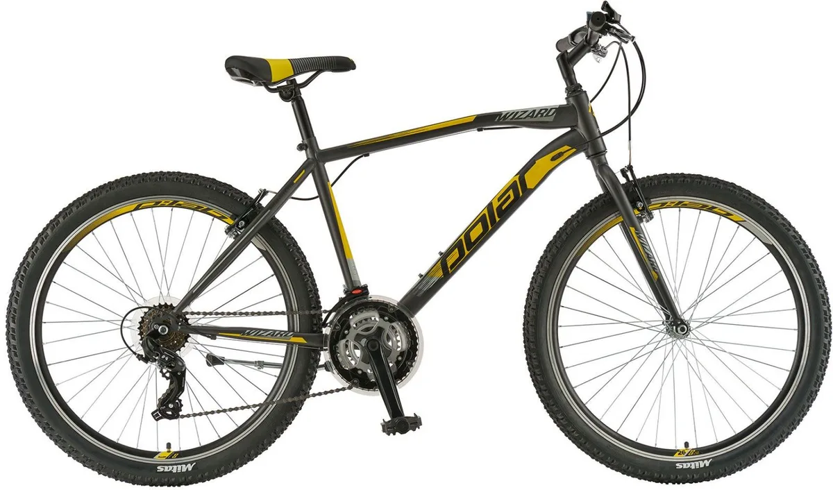 Biçikleta POLAR Wizard 3.0 V-BRAKE BLACK 26”