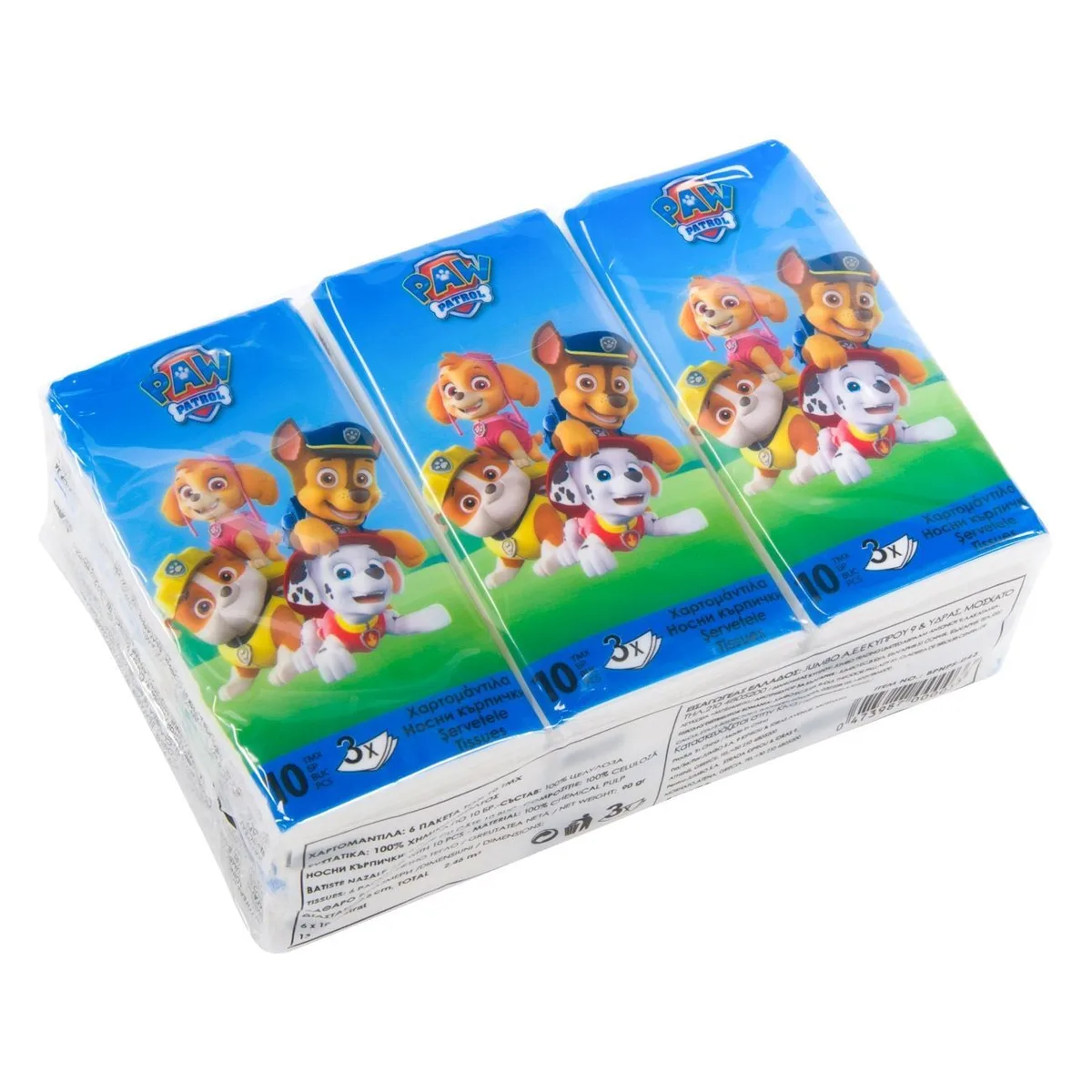 Fazoleta 6cp Pawpatrol