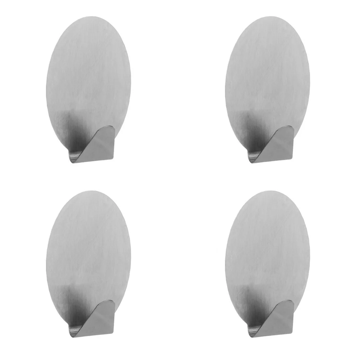 Ganxha metalikë, ngjyrë silver 3cm - 4 pcs