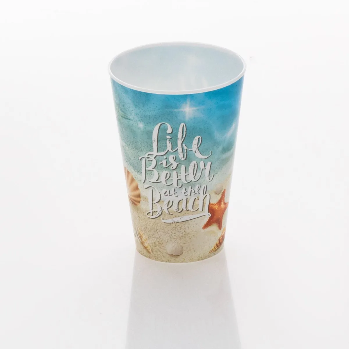 Gotë plastike me dizajn veror 400ml