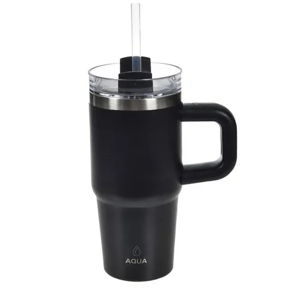Gotë termike e zezë me dorezë 420 ml