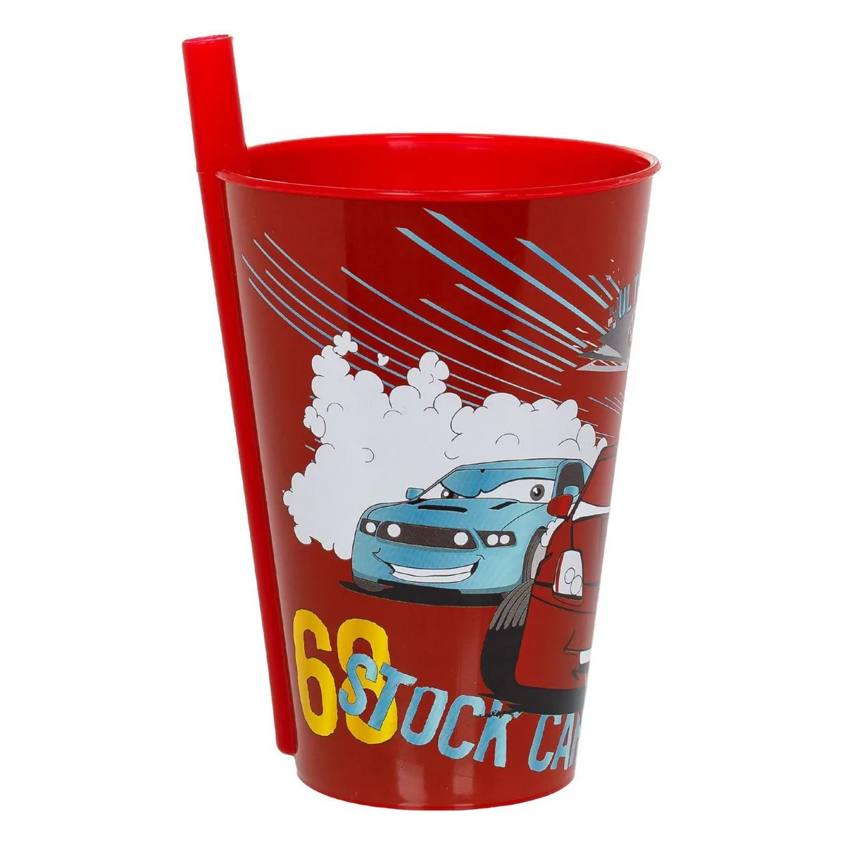 Gote plastike me pipe boy red car