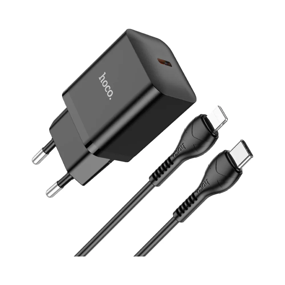 hoco-n27-innovative-pd20w-charger-set-type-c-to-lightning