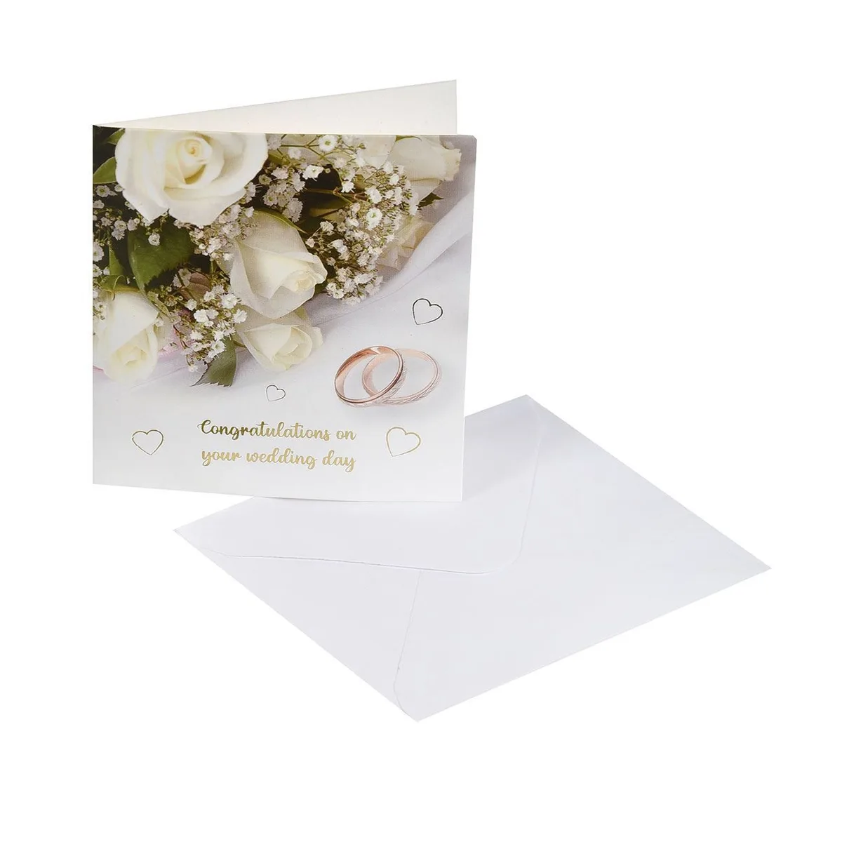 Kartolinë dasme me zarf 7.5x8.5cm