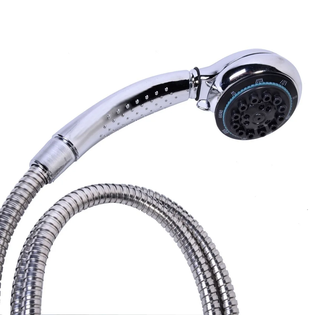 Kokë dushi metalike me tub, ngjyrë silver 1.5 m