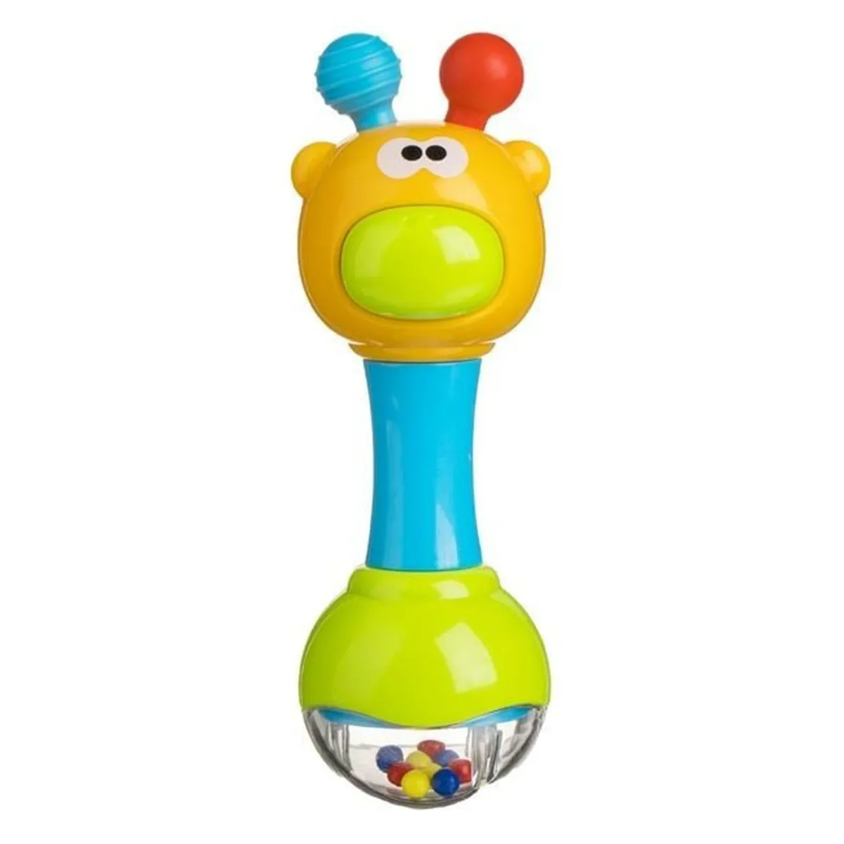 Lodër gjirafë shumëngjyrësh për beba 15cm