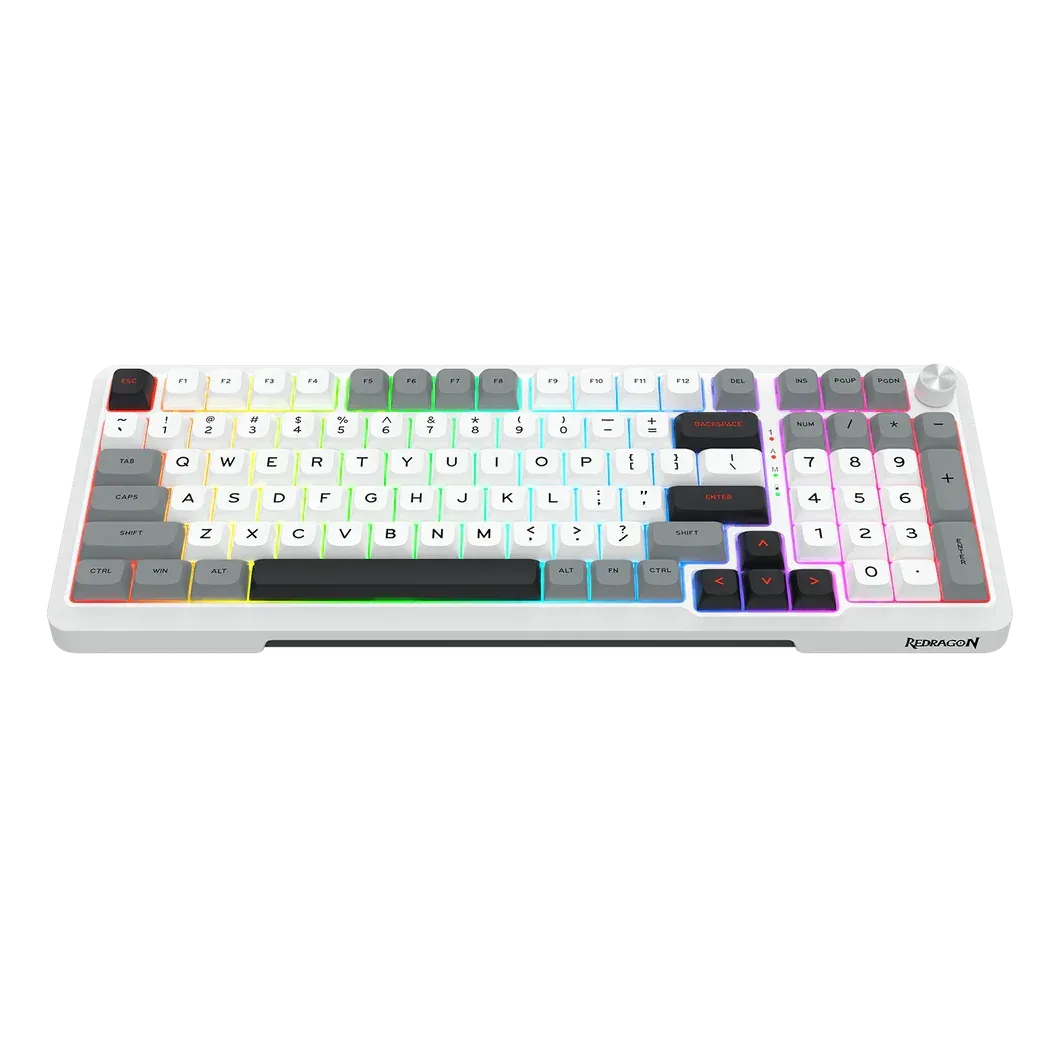 Mehanička tastatura Redragon Bragi Pro K688 Wired/2.4G/BT bijela