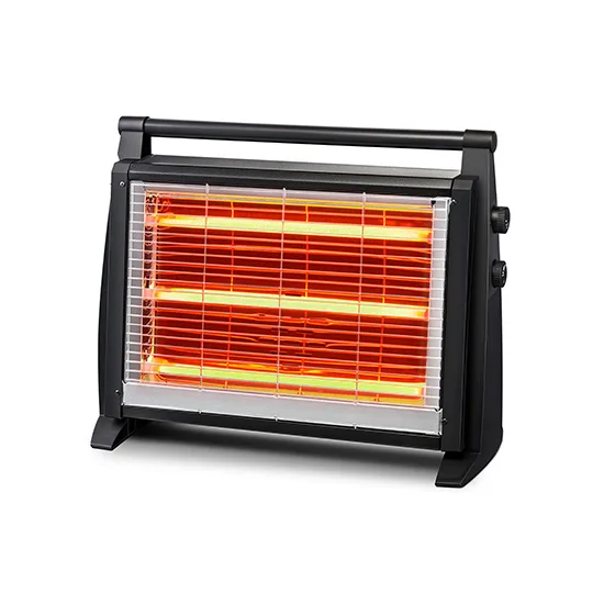 Ngrohëse Elektrike Luxell LX-2830 1800W me 3 Tuba Quartz, Termostat dhe Ventilator