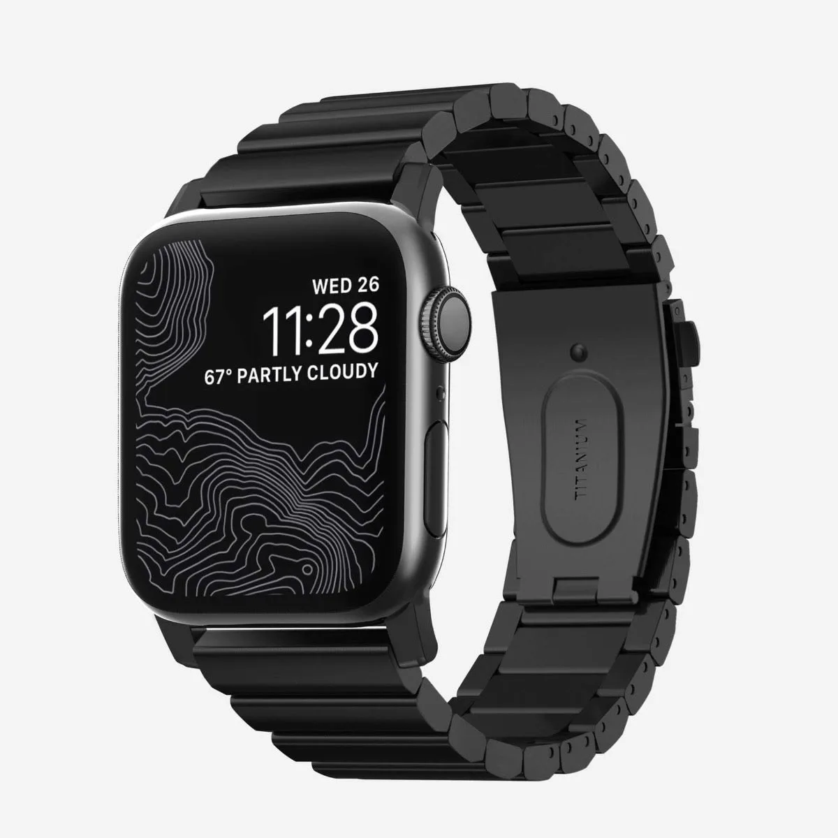 Каишка от Nomad - мм Titanium Band Black