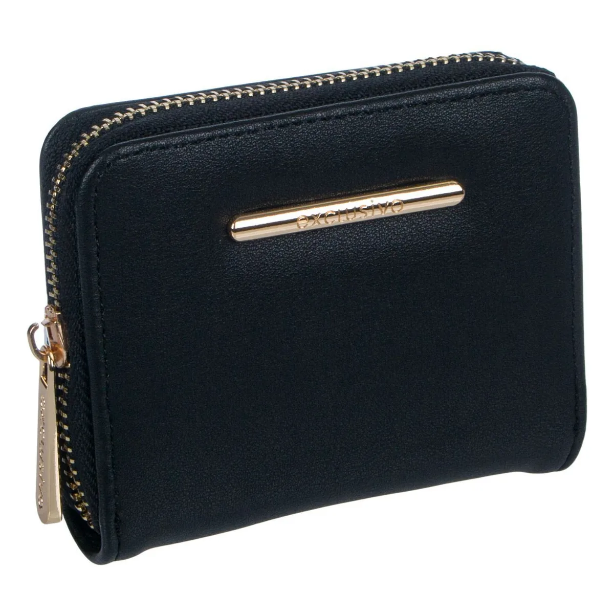 Portofol mini për femra i zi 11x9x2.5cm