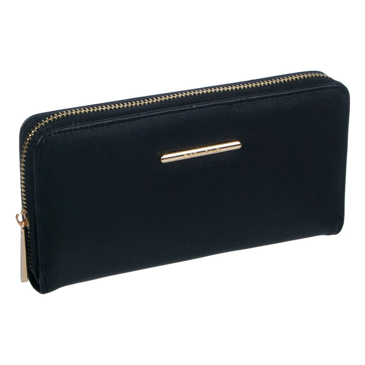 Portofol për femra i zi 19.5x11x2.5cm
