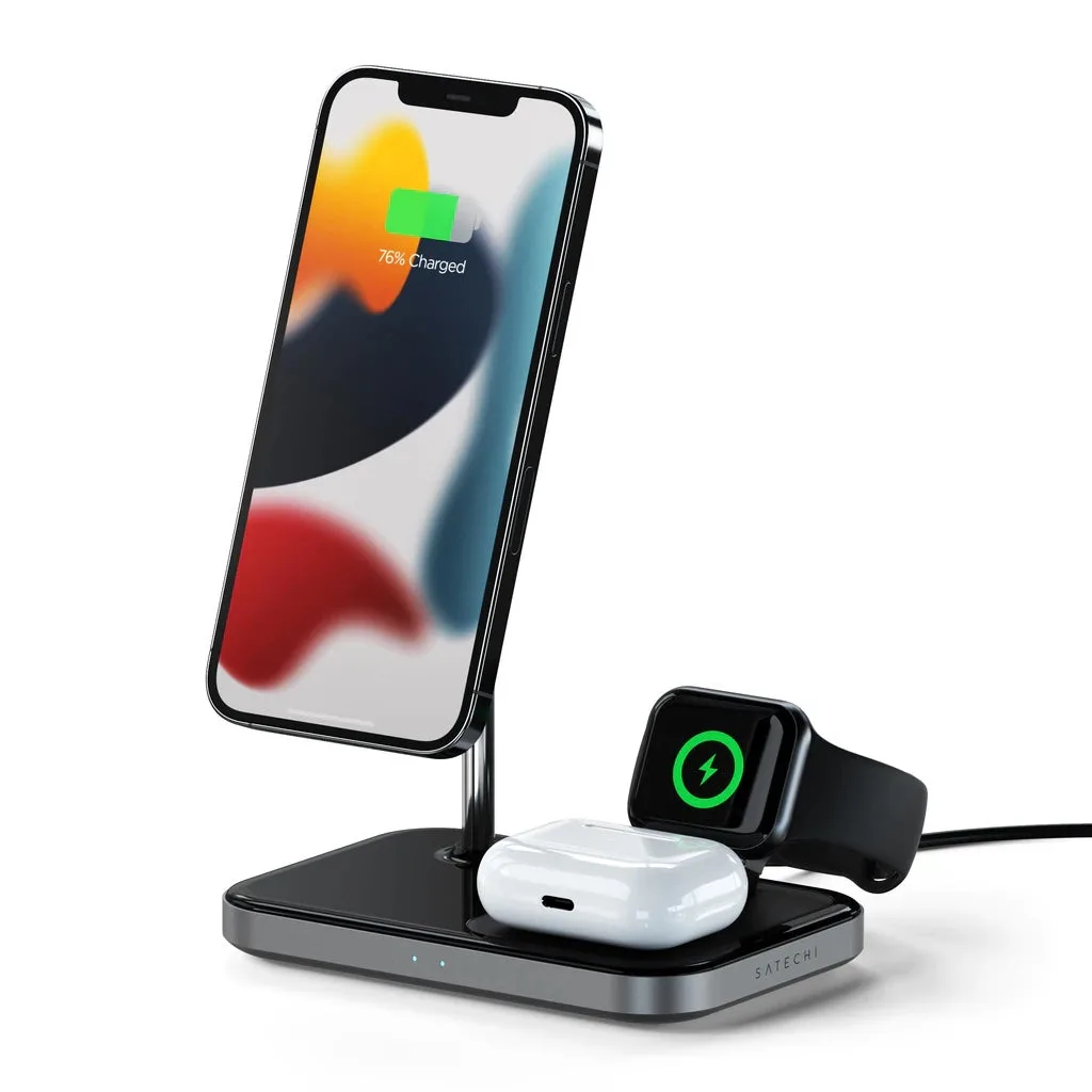 Зарядна станция от Satechi за Apple Watch, Airpods и iPhone