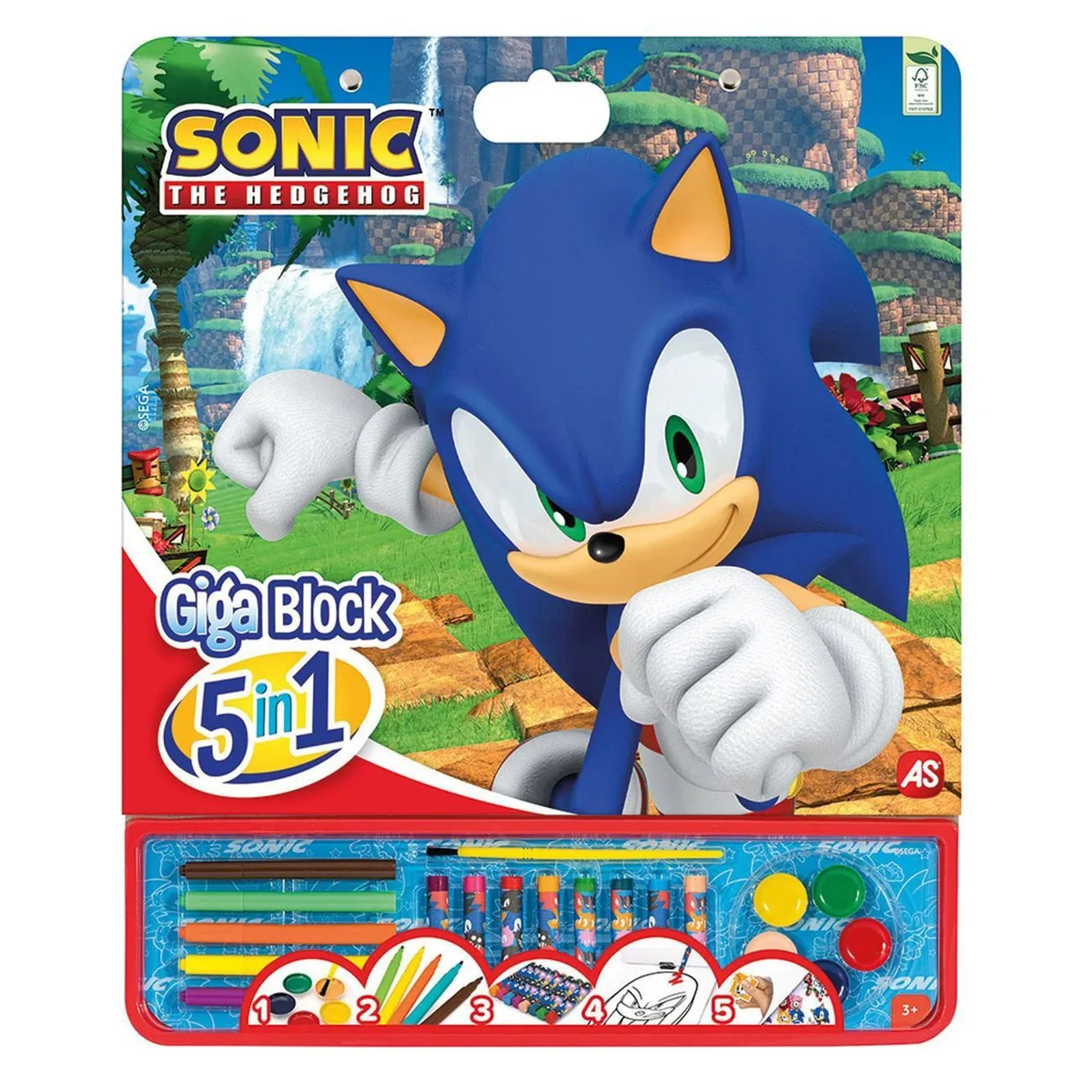 Set për pikturë me Sonic 5 në 1